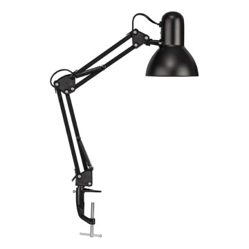 Eglo 56043 - LED stalinė lempa su spaustuku 1xE14/4,9W/230V juoda