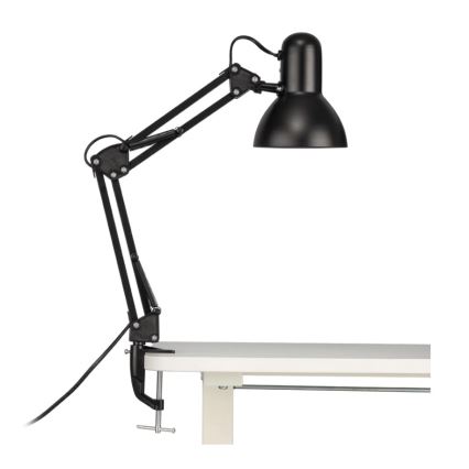 Eglo 56043 - LED stalinė lempa su spaustuku 1xE14/4,9W/230V juoda