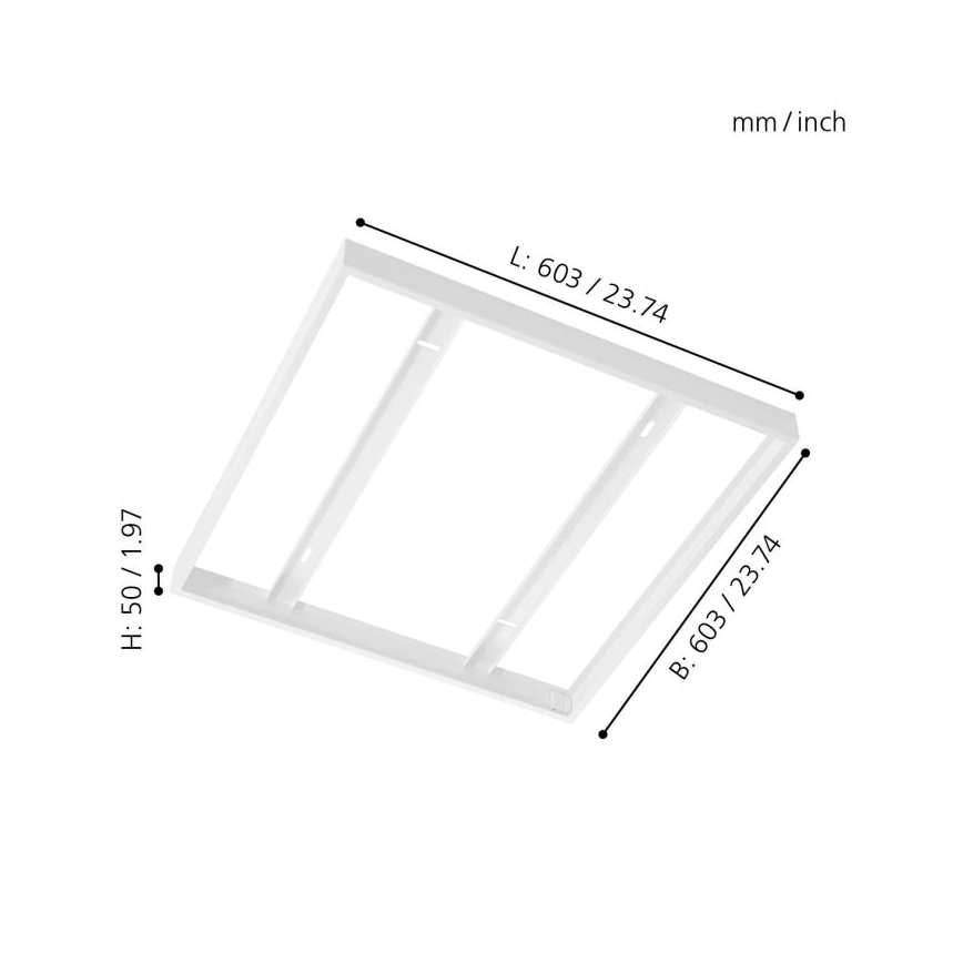 Eglo - Rėmas lubų panelei 603x603mm