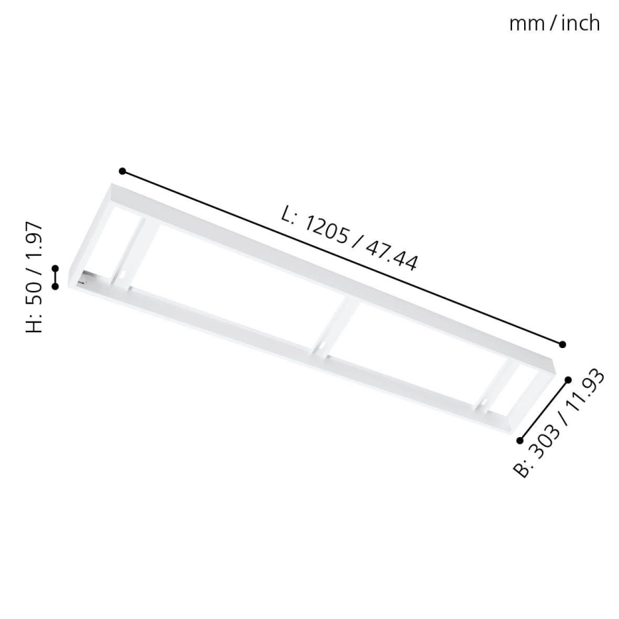 Eglo - Rėmas lubų panelei 1205x303mm