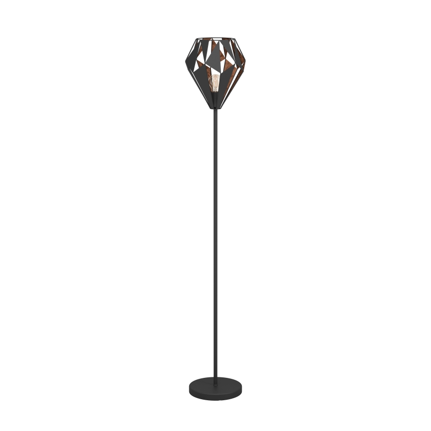 Eglo 62838 - Toršeras CARLTON PRO 1xE27/60W/230V juoda