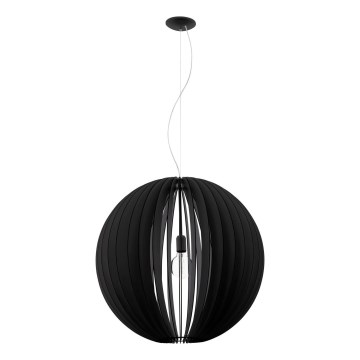 Eglo 63254 - Pakabinamas sietynas COSSANO PRO 1xE27/60W/230V diametras 70 cm juoda