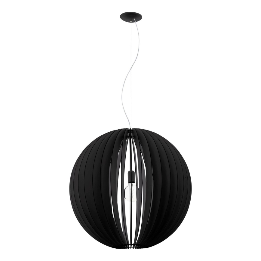Eglo 63254 - Pakabinamas sietynas COSSANO PRO 1xE27/60W/230V diametras 70 cm juoda