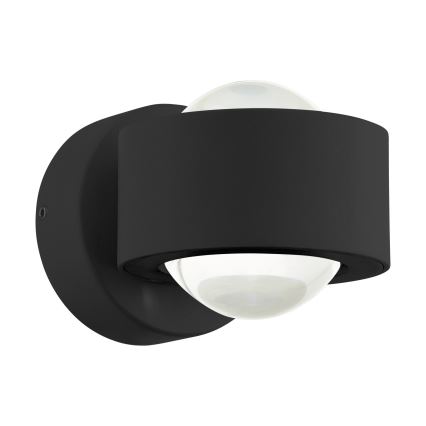 Eglo 64496 - LED sieninis šviestuvas ONO PRO 2xLED/2,5W/230V antracitas