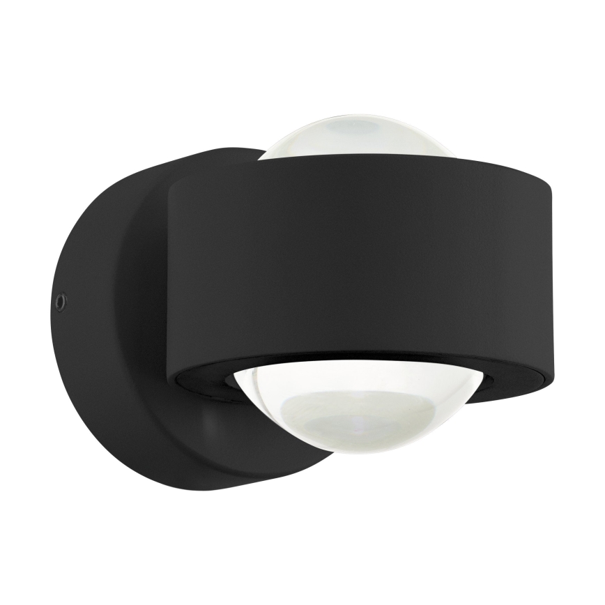 Eglo 64496 - LED sieninis šviestuvas ONO PRO 2xLED/2,5W/230V antracitas