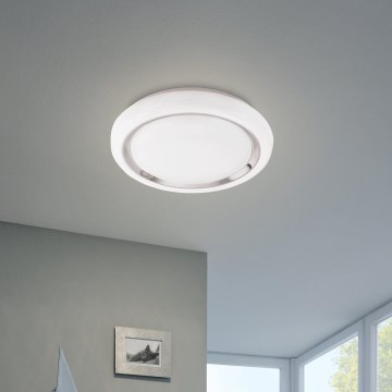 Eglo 64529 - LED RGBW Reguliuojamas lubinis šviestuvas CAPASSO-C LED/17W/230V balta