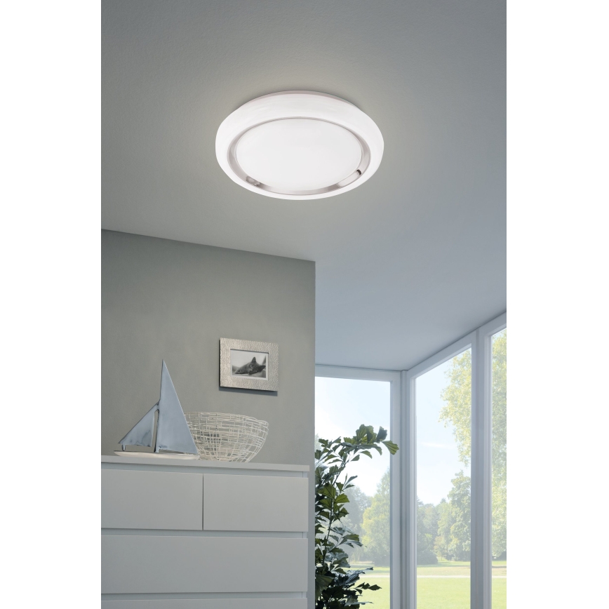 Eglo 64529 - LED RGBW Reguliuojamas lubinis šviestuvas CAPASSO-C LED/17W/230V balta
