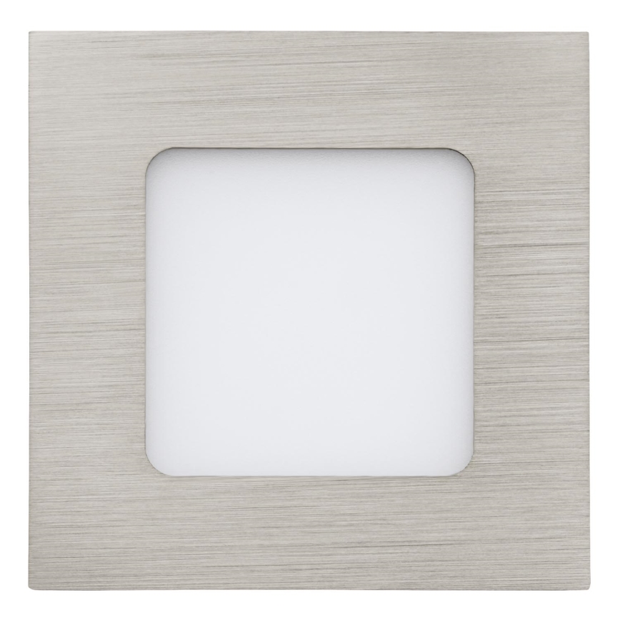 Eglo 64598 - LED įleidžiamas lubinis šviestuvas FUEVA 1 PRO LED/2,8W/230V 4000K 8,5x8,5 cm matinis chromas