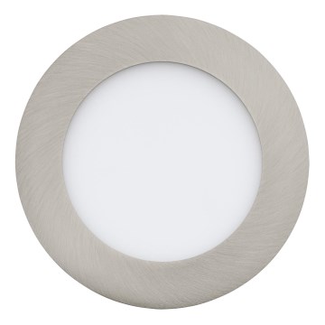 Eglo 64604 - LED įleidžiamas lubinis šviestuvas FUEVA 1 PRO LED/5,5W/230V 4000K diametras 12 cm matinis chromas