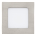 Eglo 64608 - LED įleidžiamas lubinis šviestuvas FUEVA 1 PRO LED/5,5W/230V 3000K 12x12 cm matinis chromas
