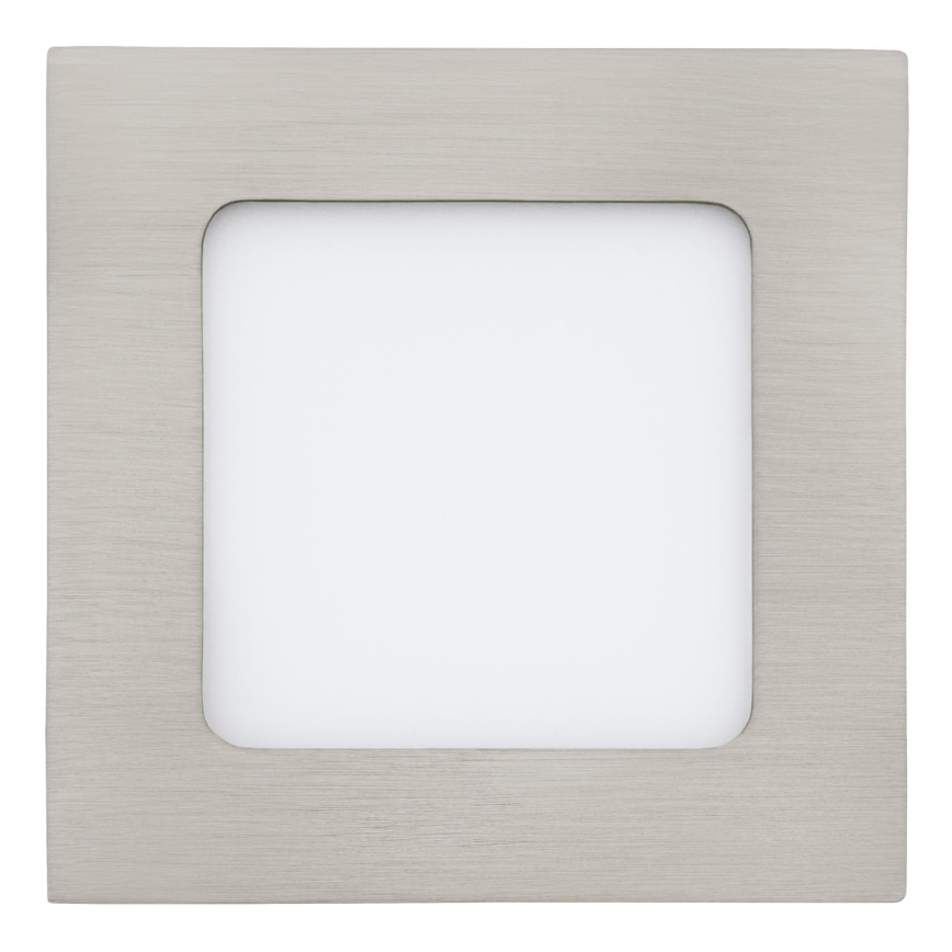 Eglo 64608 - LED įleidžiamas lubinis šviestuvas FUEVA 1 PRO LED/5,5W/230V 3000K 12x12 cm matinis chromas