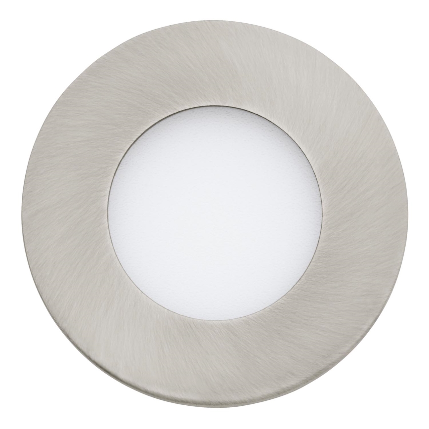 Eglo 64621 - LED įleidžiamas lubinis šviestuvas FUEVA 1 PRO LED/2,7W/230V 3000K diametras 8,5 cm matinis chromas