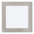 Eglo 64626 - LED įleidžiamas lubinis šviestuvas FUEVA 1 PRO LED/10,9W/230V 3000K 17x17 cm matinis chromas