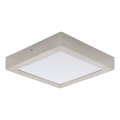 Eglo 64721 -LED lubinis šviestuvas FUEVA PRO LED/19W/230V 4000K 22,5x22,5 cm matinis chromas