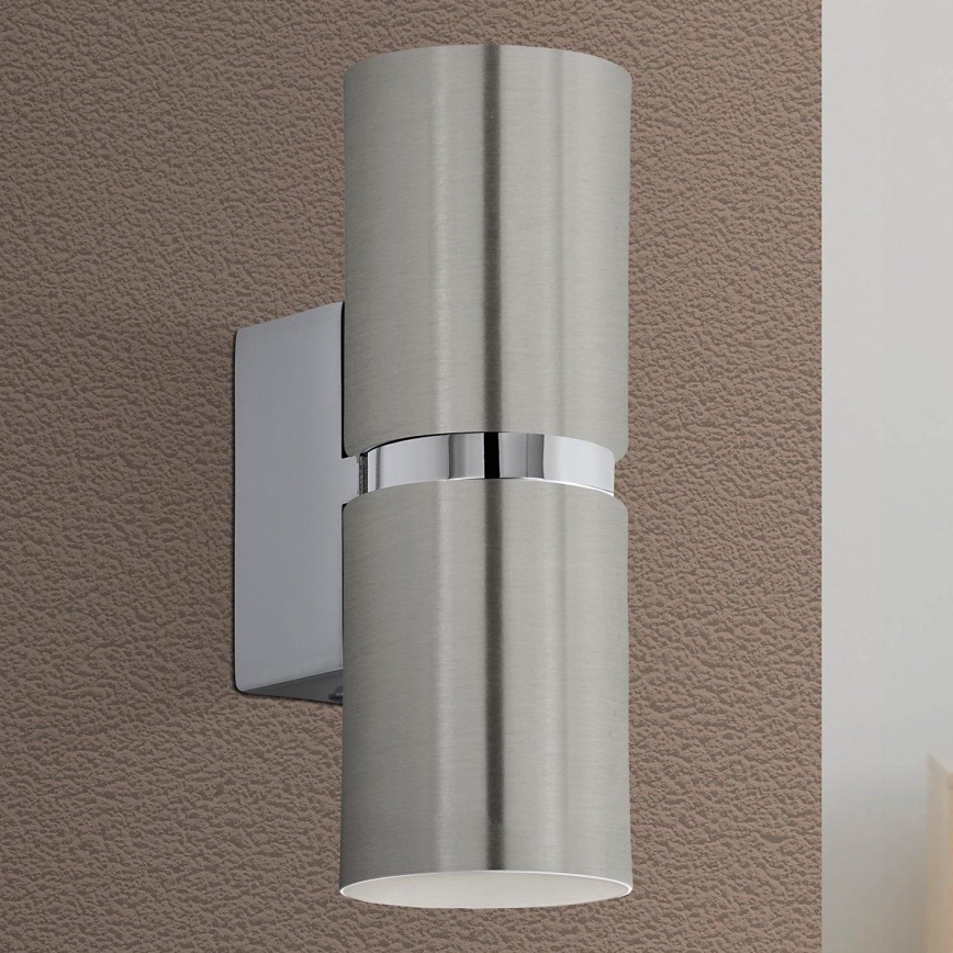 Eglo 64794 - LED sieninis šviestuvas PASSA PRO 2xGU10/3,3W/230V 3000K matinis chromas