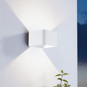 Eglo 65043 - LED sieninis lauko šviestuvas DONINNI PRO LED/5W/230V IP44 balta