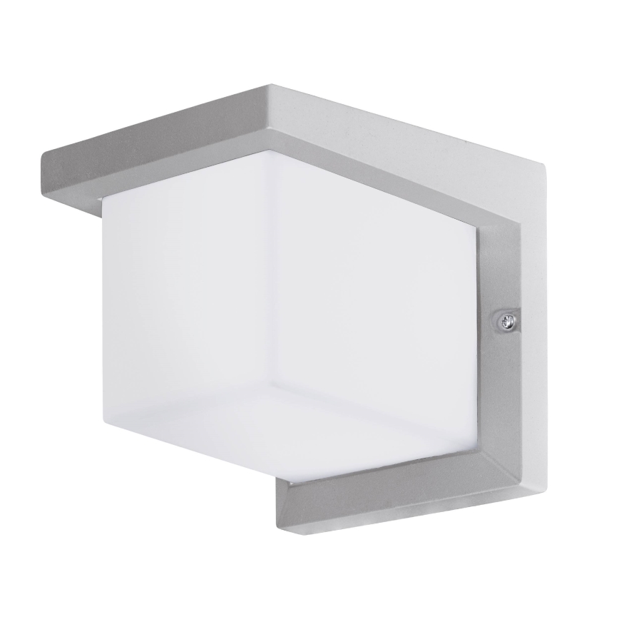 Eglo 65045 - LED sieninis lauko šviestuvas DESELLA PRO LED/10W/230V IP54 sidabras