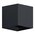 Eglo 74024 - LED sieninis lauko šviestuvas BARCAROLA LED/4,5W/230V IP44 juoda