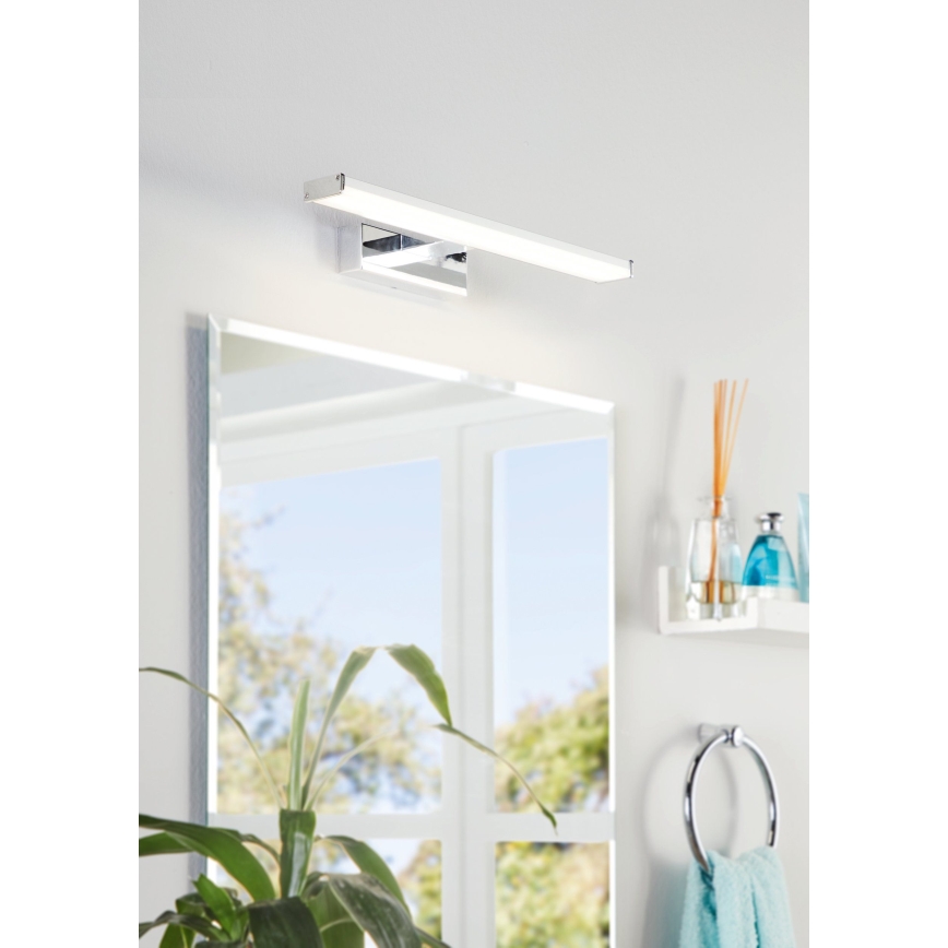 Eglo 74051 - LED vonios veidrodžio apšvietimas GALENZANA LED/7,4W/230V 4000K 40 cm IP44 blizgus chromas