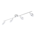 Eglo 75242 - LED taškinis šviestuvas ODERZO 3xLED/3,8W/230V blizgus chromas