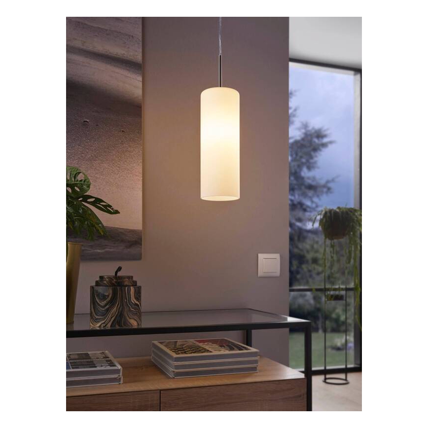 Eglo 75251 - LED RGB Pritemdomas, ant virvės kabinamas, lubinis šviestuvas ELLUNO-C E27/7,5W/230V