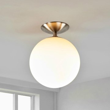 Eglo 75358 - RGBW Pritemdomas lubinis šviestuvas RONDO-C 1xE27/7,5W/23V diametras 25 cm + nuotolinio valdymo pultas