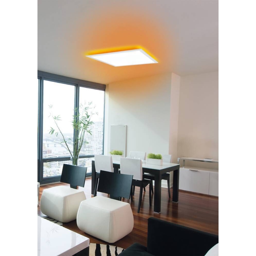 Eglo 75525 - LED RGBW Reguliuojamas lubinis šviestuvas SALOBRENA LED/12W/230V + nuotolinio valdymo pultas