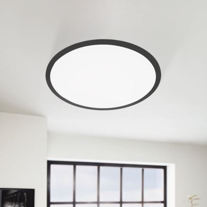 Eglo 75577 - LED Pritemdomas lubinis šviestuvas SALOBRENA-TW LED/32,5W/230V diametras 60 cm + nuotolinio valdymo pultas