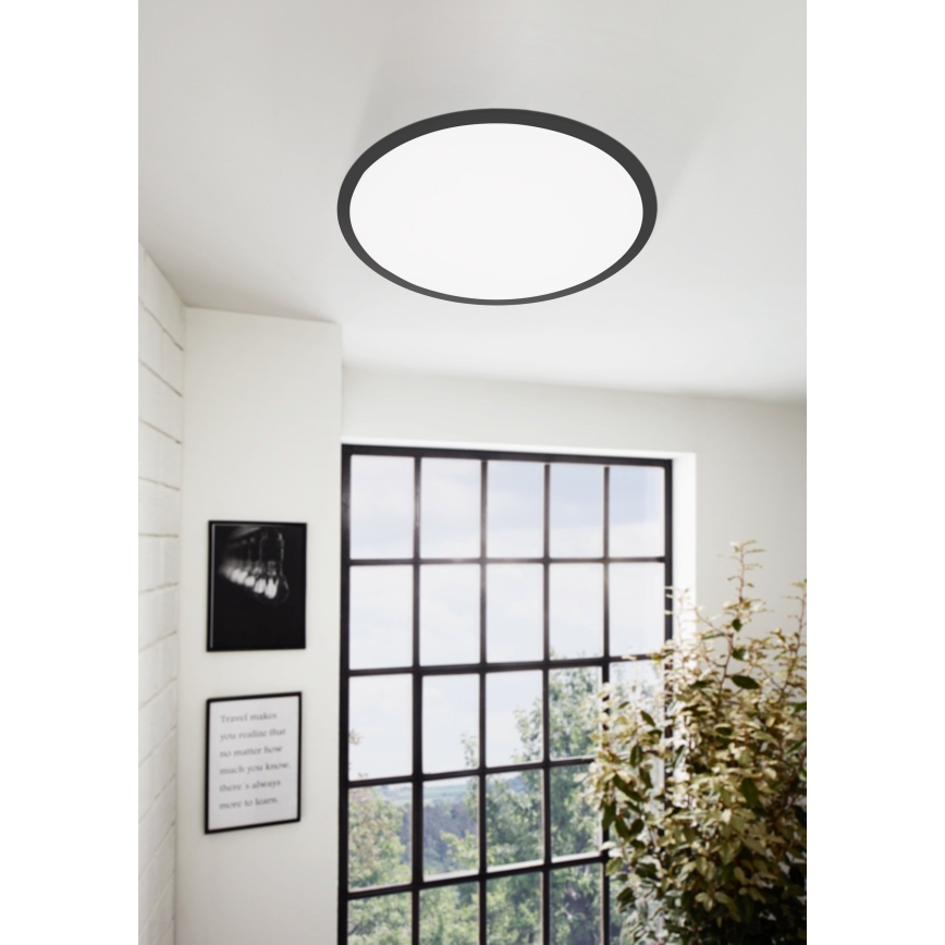 Eglo 75577 - LED Pritemdomas lubinis šviestuvas SALOBRENA-TW LED/32,5W/230V diametras 60 cm + nuotolinio valdymo pultas