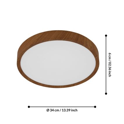 Eglo - LED Lubinis šviestuvas LED/14,6W/230V