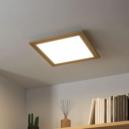 Eglo 75643 - LED lubinis šviestuvas CALEMAR LED/19W/230V 4000K 43,7x43,7 cm ąžuolas