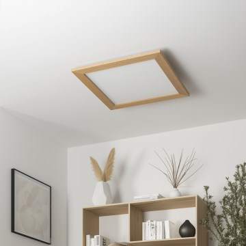 Eglo 75643 - LED lubinis šviestuvas CALEMAR LED/19W/230V 4000K 43,7x43,7 cm ąžuolas