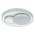 Eglo 75664 - LED lubinis šviestuvas LEPRESO LED/19,5W/230V diametras 38,5 cm matinis chromas