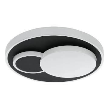 Eglo 75665 - LED lubinis šviestuvas LEPRESO LED/19,5W/230V diametras 38,5 cm juoda