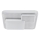 Eglo 75666 - LED lubinis šviestuvas LEPRESO LED/19,5W/230V 38,5x38,5 cm matinis chromas