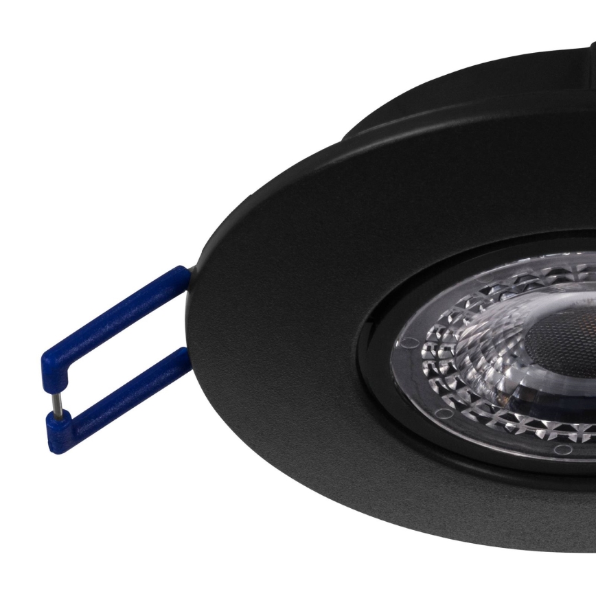 Eglo 75765 - KOMPLEKTAS 3x LED įleidžiamas lubinis šviestuvas ZUJAR LED/3,4W/230V juoda