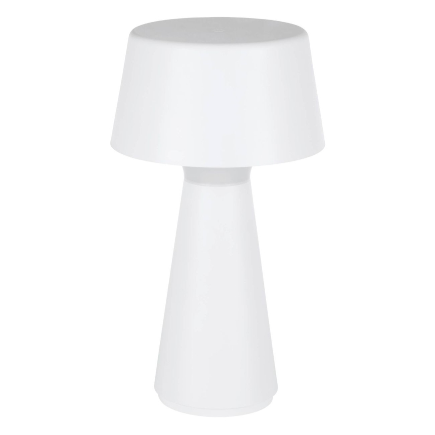 Eglo - reguliuojamo ryškumo LED lauko įkraunama stalinė lempa LED/3W/5V 2200/3000/4000K 2000 mAh IP44 balta