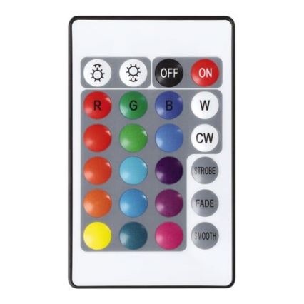 Eglo - RGB LED reguliuojamas lauko įkraunamas šviestuvas LED/2600 mAh IP44 baltas + nuotolinis valdymas