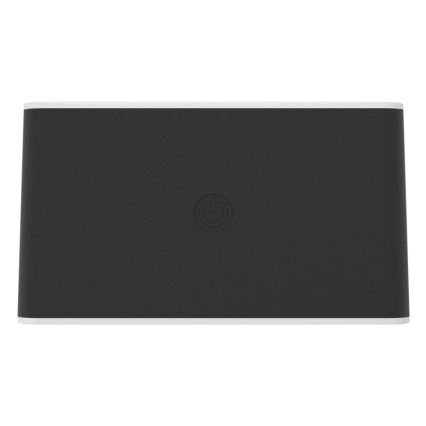 Eglo - dimeriuojamas įkraunamas valdomas lietimu lauko sieninis LED šviestuvas LED/5W/5V 2000 mAh 3000/4000/6500K IP44 juodas