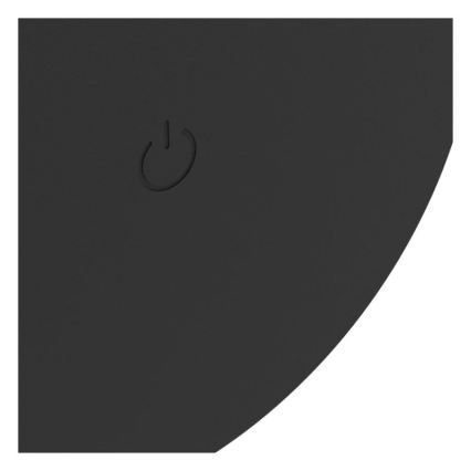 Eglo - reguliuojamas įkraunamas jutiklinis lauko sieninis LED šviestuvas LED/5W/5V 2000 mAh 3000/4000/6500K IP44 juodas