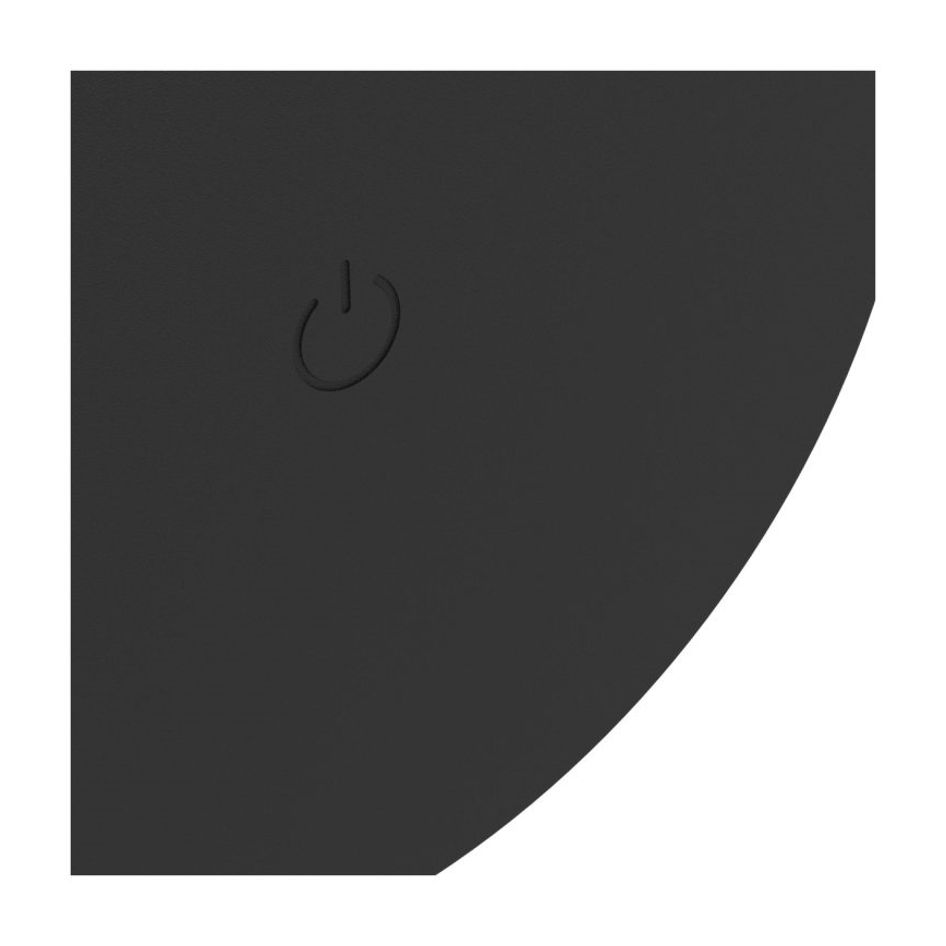 Eglo - reguliuojamas įkraunamas jutiklinis lauko sieninis LED šviestuvas LED/5W/5V 2000 mAh 3000/4000/6500K IP44 juodas