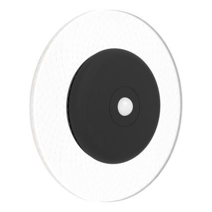 Eglo - LED RGBW dimeriuojamas įkraunamas sieninis šviestuvas su judesio ir sutemos jutikliu LED/5V 2000 mAh juodas + nuotolinis valdymas