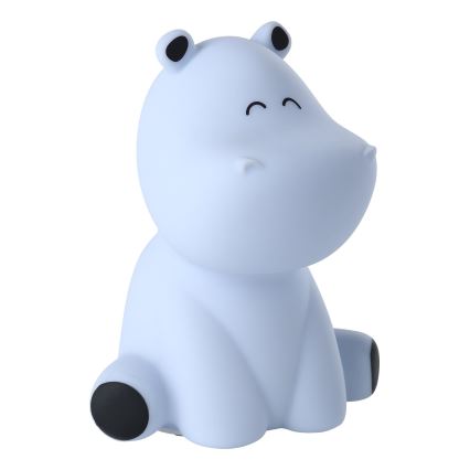 Eglo - LED RGBW Įkraunamas jutiklinis vaikiškas naktinis šviestuvas LED/5W/5V 1200 mAh begemotas