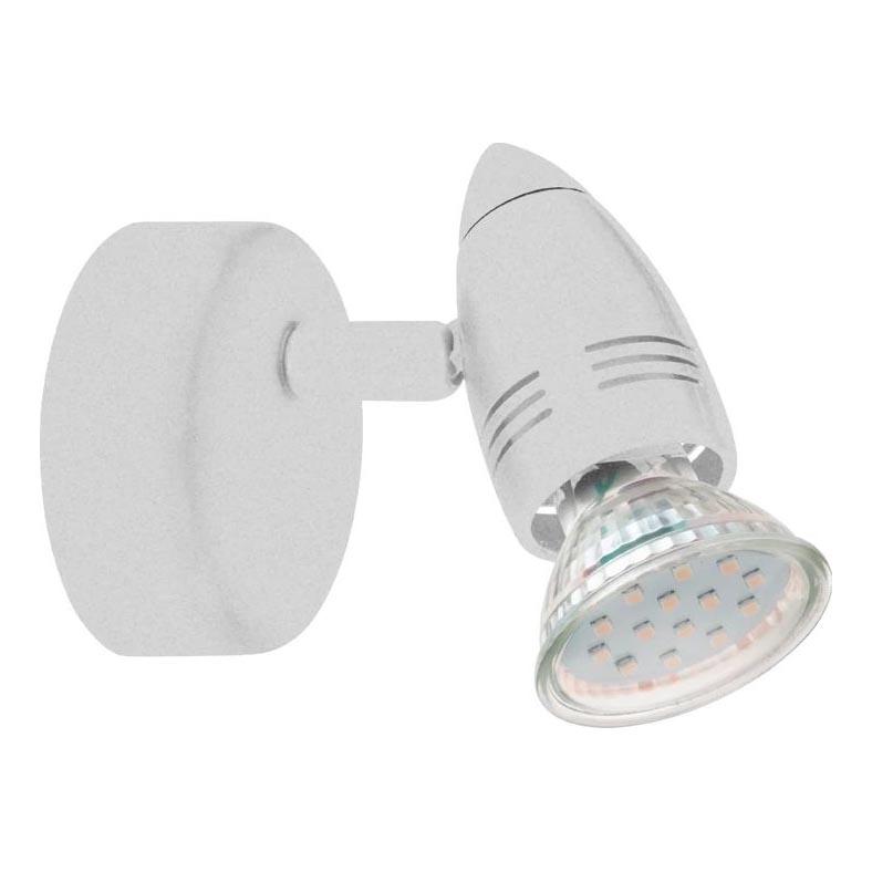 Eglo 780447 - LED sieninis akcentinis šviestuvas SABADELL 1xGU10/2,8W/230V 3000K balta