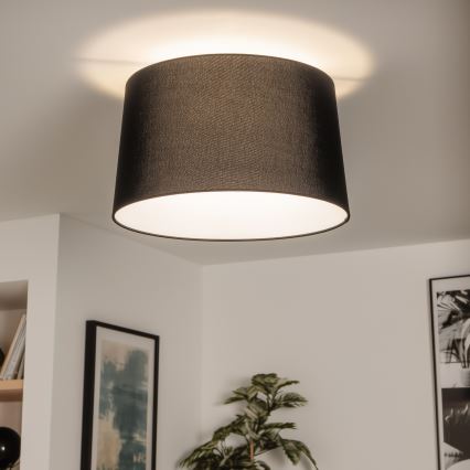 Eglo 781044 - KERIA šviestuvo pakeičiamas abažūras, Ø 45 cm, juodas