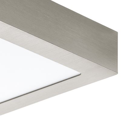 Eglo 78215 - LED lubinis šviestuvas FUEVA LED/10,9W/230V 17x17 cm matinis chromas