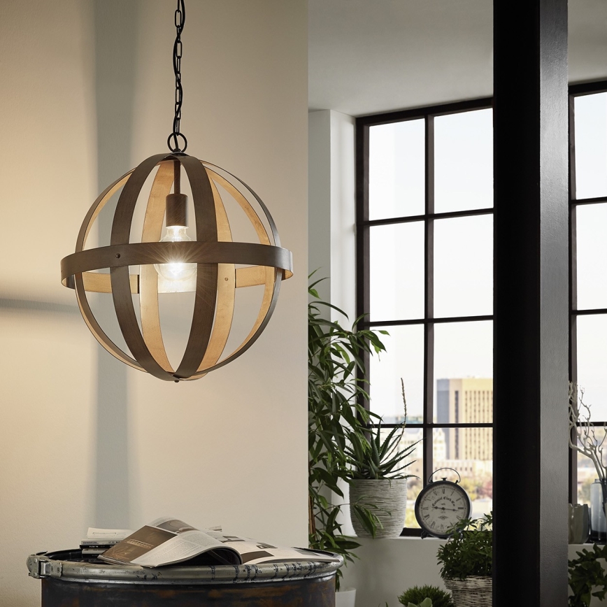 Eglo 78289 - Sietynas, kabinamas ant grandinės WESTBURY 1xE27/60W/230V diametras 45 cm