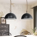Eglo 78444 - Pakabinamas sietynas HODSOLL 2xE27/40W/230V juoda/ruda