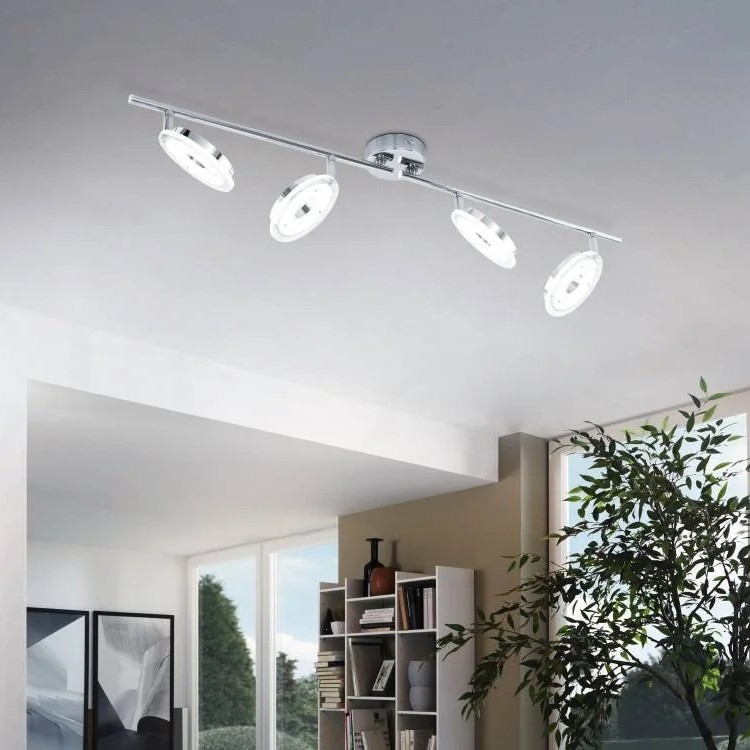Eglo 78684 - LED taškinis šviestuvas DORNES 4xLED/4,5W/230V blizgus chromas