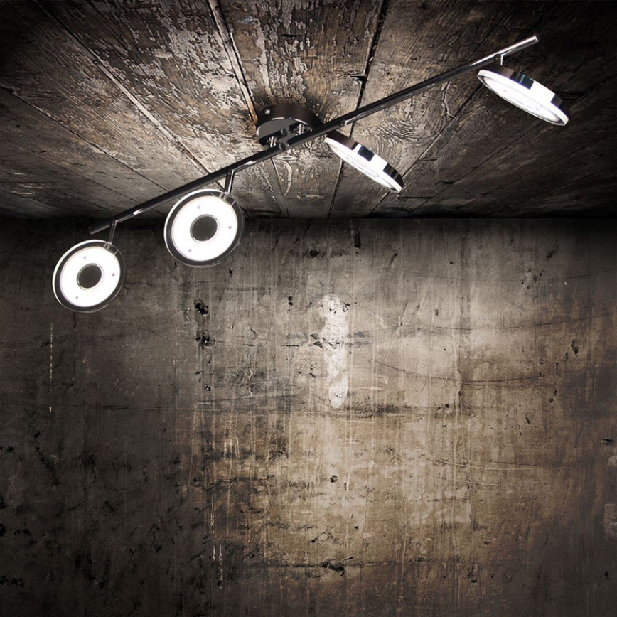 Eglo 78684 - LED taškinis šviestuvas DORNES 4xLED/4,5W/230V blizgus chromas